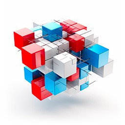 Stacked cubes
